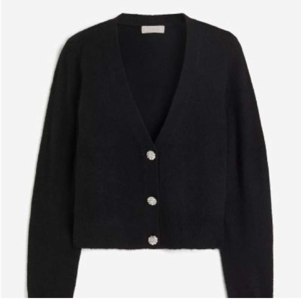 Holiday Cardigan Sweater in Black